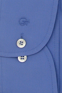 Магазин одежды для высоких людей – Сорочка DIBONI однотонная Slim Fit, темно-голубой