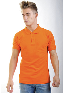 Магазин одежды для высоких людей – Рубашка-поло мужская LEELA, оранжевый