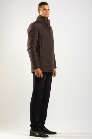 Магазин одежды для высоких людей – Куртка зимняя OldWhale Mate, коричневая