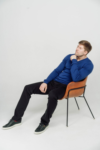 Магазин одежды для высоких людей – Брюки-casual Taller Hamilton, чёрный