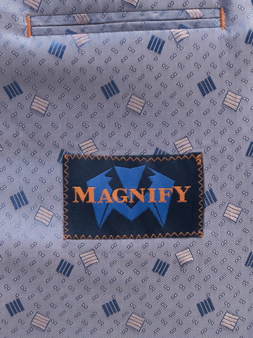 Магазин одежды для высоких людей – Костюм MAGNIFY классический мелкая клетка, синий