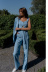 Магазин одежды для высоких людей – Брюки Alta Storia прямые без защипов, голубой