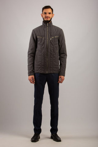 Магазин одежды для высоких людей – Демисезонная куртка Taller, серая